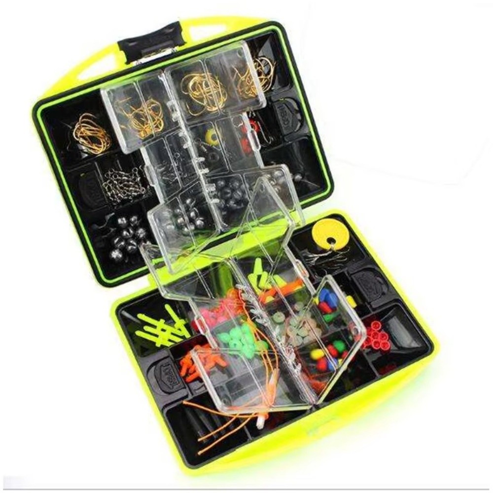 184pcs Fishing Accessories Kit - Fishing Hook Box recension och pris