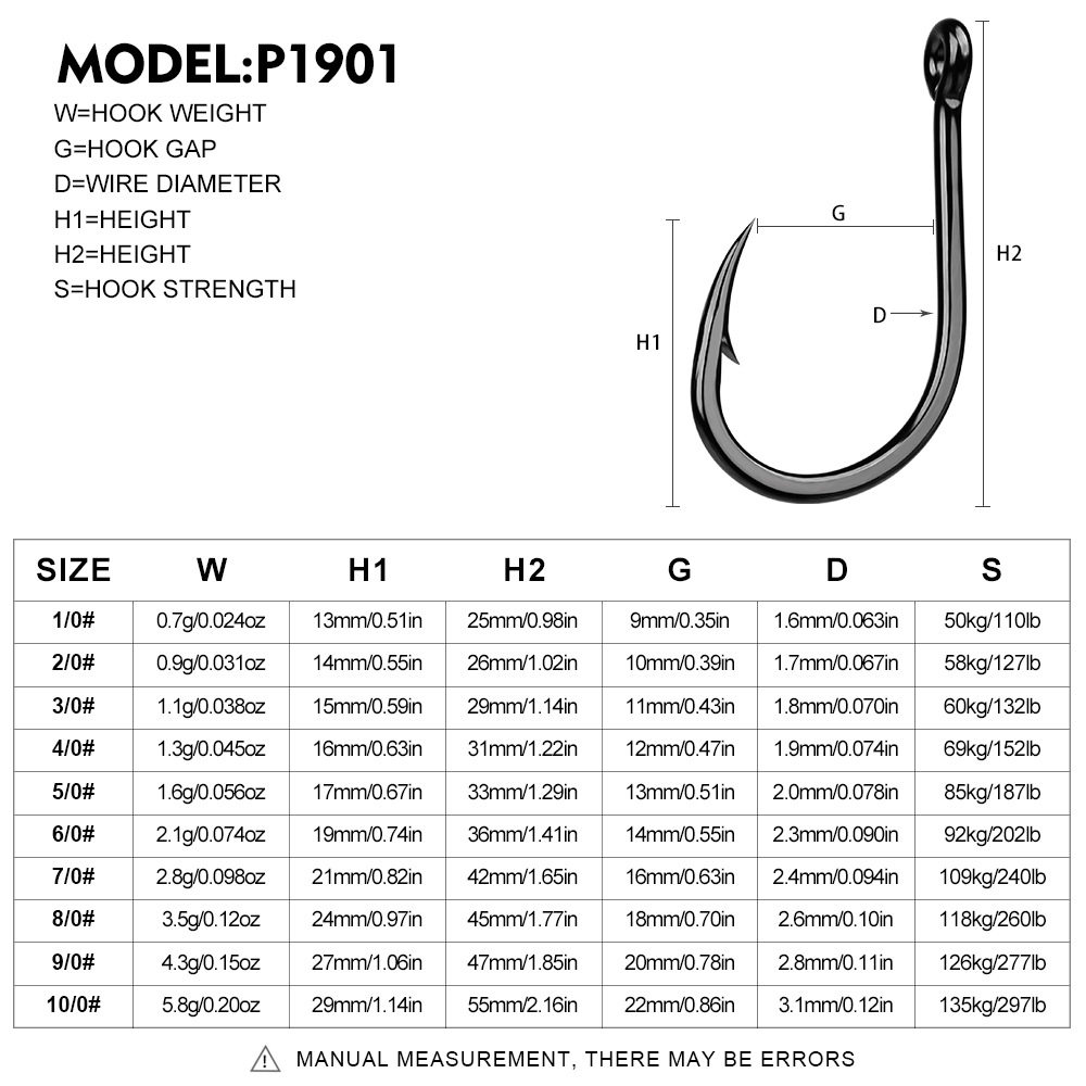 10Pcs High Carbon Steel Barbed - Fishing Hook Assortment recension och pris